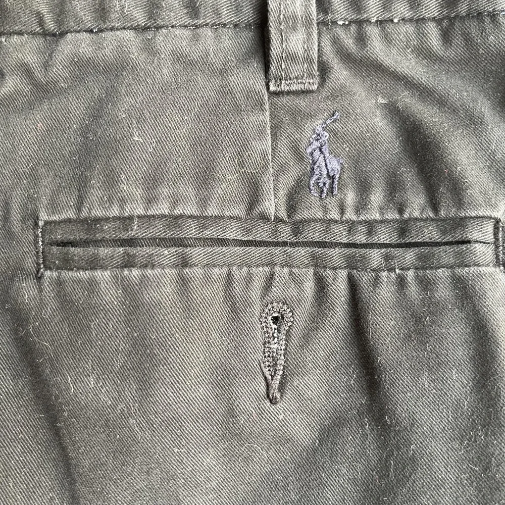 Polo Ralph Lauren Pants Boys 10 Black Chino Twill Cotton Casual Pockets School